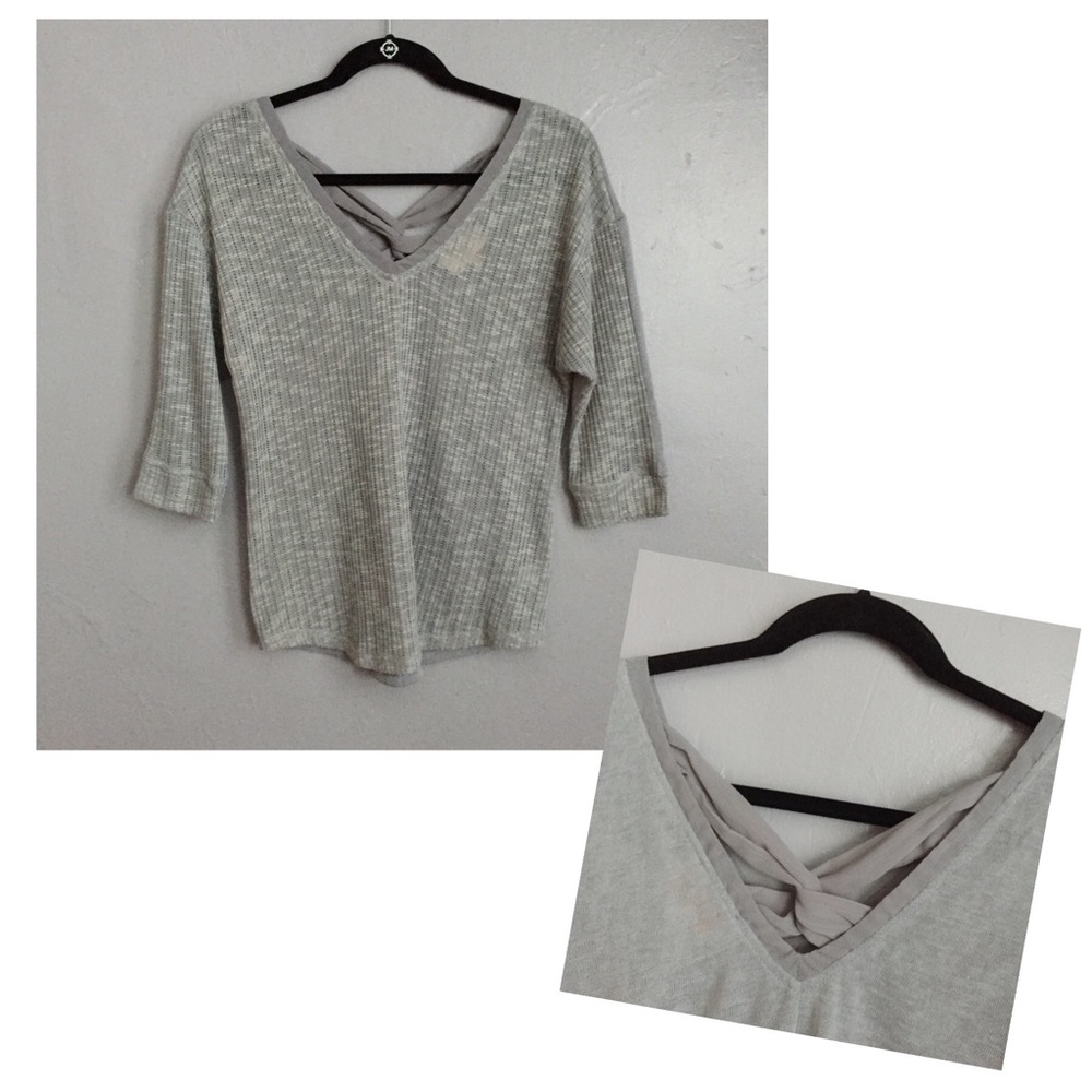 Anthropologie Criss Cross Back Top